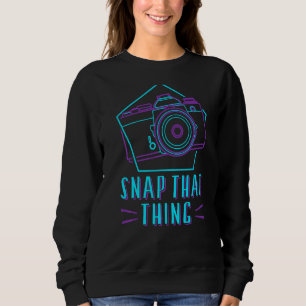 Sudadera Cámara fotográfica Lente Retro Ajustar esa cosa