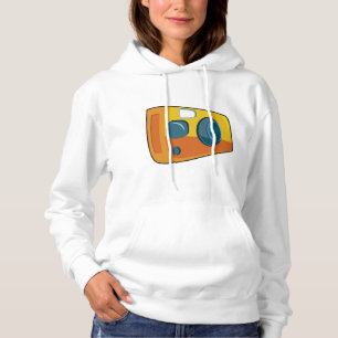 Sudadera Cámara Retro Amarilla de Punta y Dispara de Pelícu