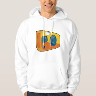 Sudadera Cámara Retro Amarilla de Punta y Dispara de Pelícu