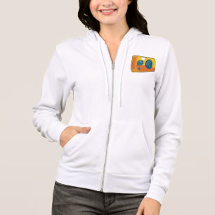 Sudadera Cámara Retro Amarilla de Punta y Disparo de Pelícu