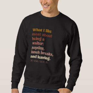 Sudadera Camarero Malhumorado Boho Vintage