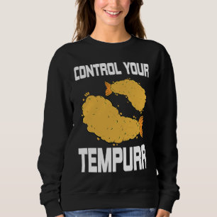 Sudadera Camarones y mariscos con disfraz de tempura Pun