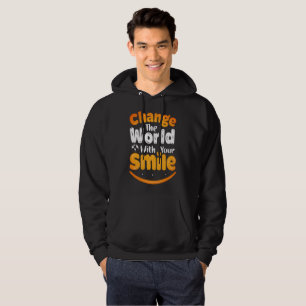 Sudadera Cambia El Mundo Con Tu Sonrisa