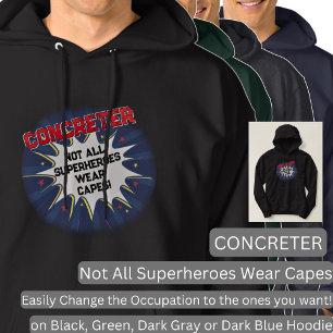 Sudadera Cambiar Cualquier Texto, CONCRETO, No Todos Los Su