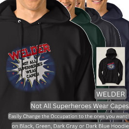 Sudadera Cambiar cualquier texto - WELDER - No todos los su