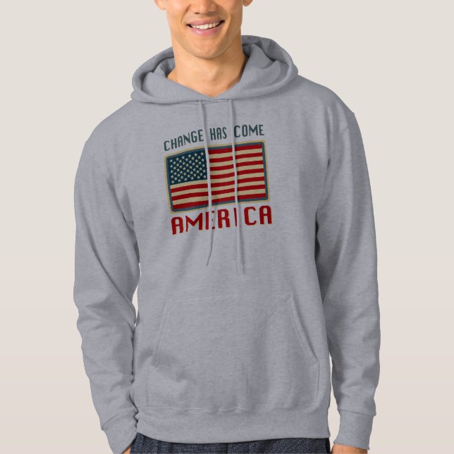 Sudadera Cambie ha venido a América Obama (Anverso)