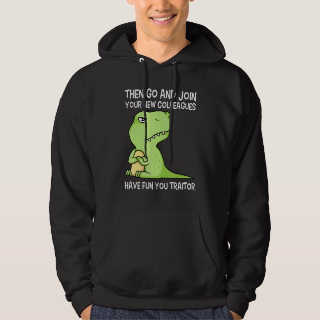 Sudadera Cambio de trabajo despedida colega cambio de depar (Anverso)