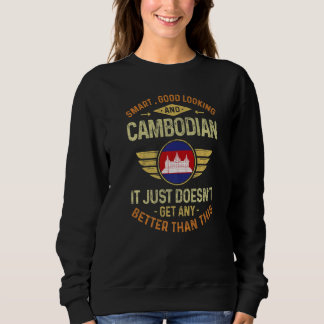 Sudadera Cambodia Flag Proud Cambodians Men & Women