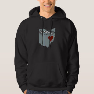 Sudadera Cambridge Ohio OH Ciudad Estado EE. UU. Recuerdo B