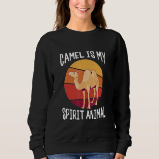 Sudadera Camel is My Spirit Animal Retro Funny Camel Lover