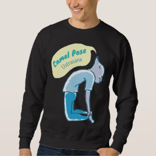 Sudadera Camel Pose Yoga Mouse Aqua Y Blue