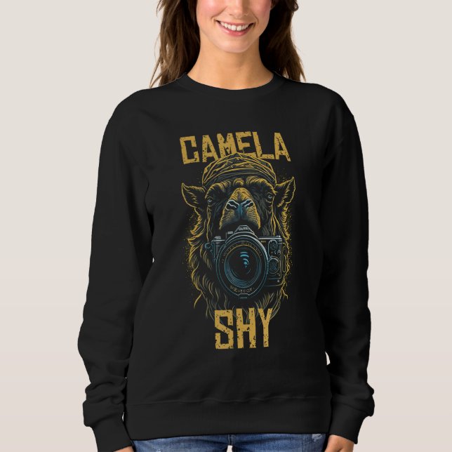 Sudadera Camela Shy  Camel with Camera  Photographer (Anverso)