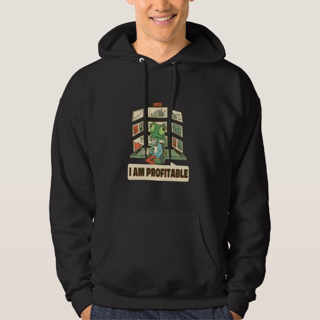 Sudadera Cameleon Trader Soy Rentable Candlestick Tradi (Anverso)