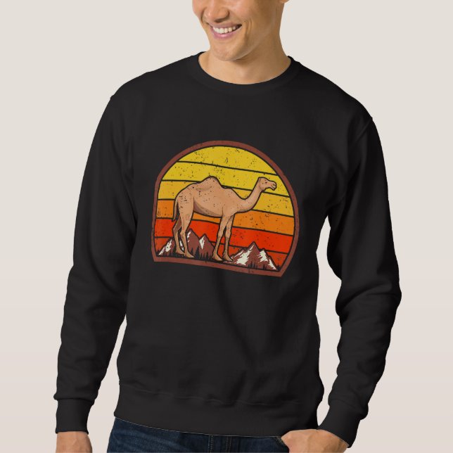 Sudadera Camello retro vintage de camello (Anverso)