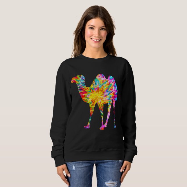 SUDADERA CAMELLO TIE DYE (Anverso completo)