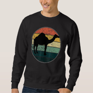 Sudadera Camellos Animales Vintage Retro Apretado
