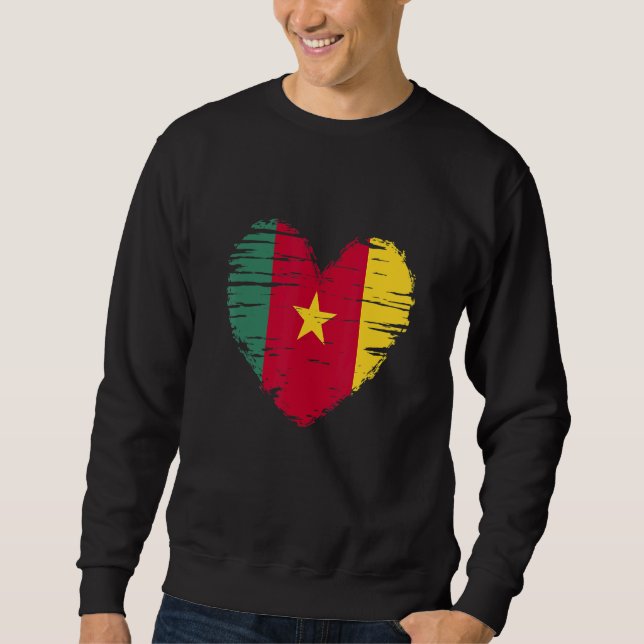 Sudadera Cameron Heart Cameron Flag Cameron Pride (Anverso)