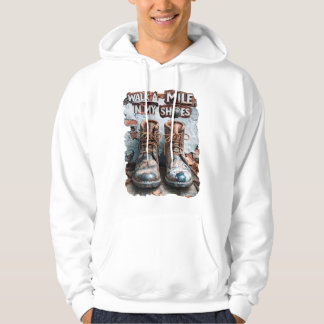 Sudadera Camina a una milla en mis zapatos - Inspirador rús
