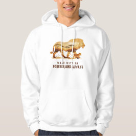 Sudadera Camina conmigo - para siempre y siempre | Diseño d