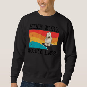 Sudadera Camina Más Preocupa Menos Perro Pastor Inglés Anti