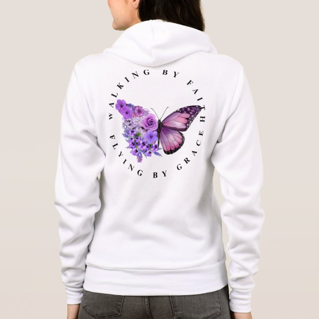 Sudadera Caminando por fe (Reverso)