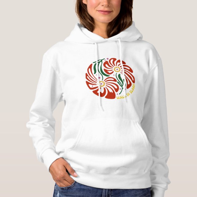 Sudadera Caminar en flor (Anverso)