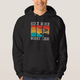 Sudadera Caminar Más Preocuparse Menos Elkhound Noruego Grá