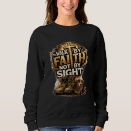 Sudadera Caminar por fe, no por vista