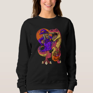 Sudadera Caminata de Brujas T Rex Halloween Niños Dinosauri