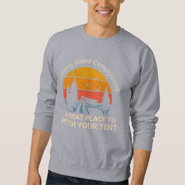 Sudadera Caminata de Madera de la Mañana - Lanza tu tienda (Anverso)