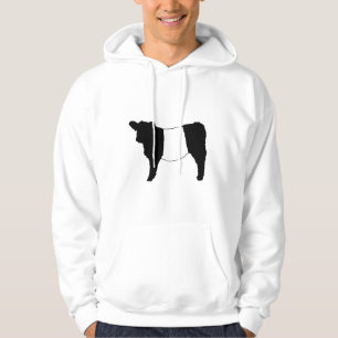 Sudadera Caminata de vaca rara de ganadería Galloway con co