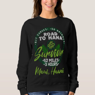 Sudadera Camino A La Sobreviviente Hana Curvy Palm Maui Haw