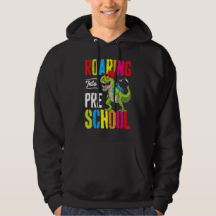 Sudadera Camino al profesor de dinosaurio preescolar preesc