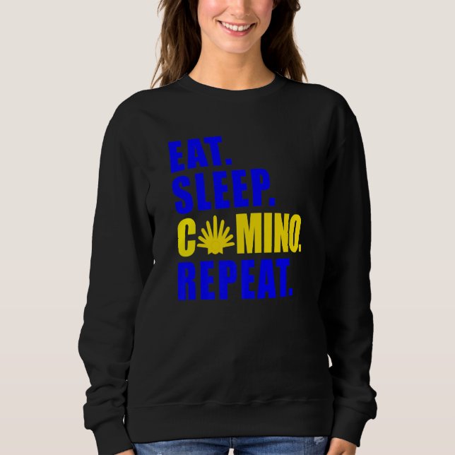 SUDADERA CAMINO CAMINO DE SANTIAGO DE COMPOSTELA JAMES W (Anverso)