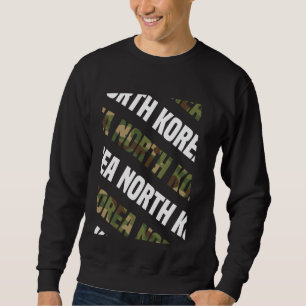 Sudadera Camino de Corea del Norte Camo Patrón Verde Camufl