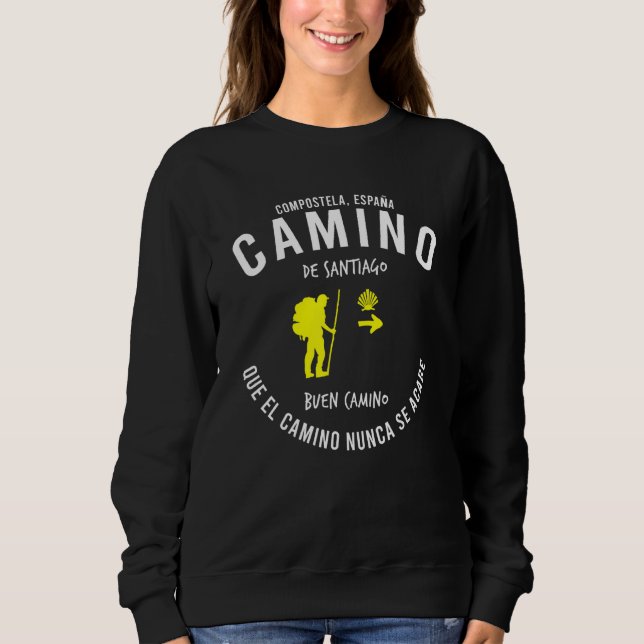Sudadera Camino De Santiago España Buen Camino St James Way (Anverso)