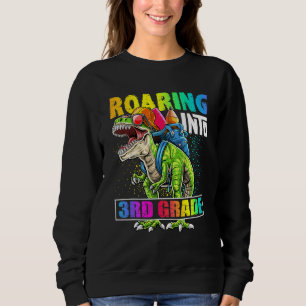Sudadera Camino hacia la mochila de dinosaurios de tercer g