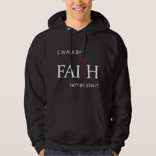 Sudadera Camino por fe, no por vista, cristiano espiritual