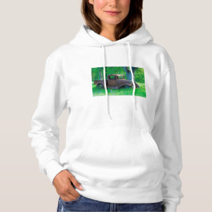 Sudadera Camión antiguo oxidado en una pradera