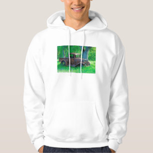 Sudadera Camión antiguo oxidado en una pradera