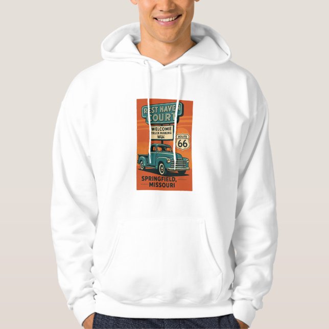 Sudadera camión clásico Ruta 66 (Anverso)