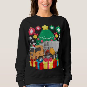 Sudadera Camión de basura Árbol de Navidad Encendido Orname