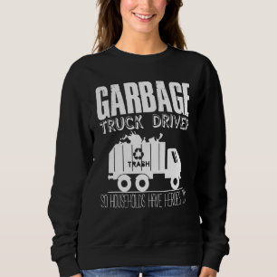 Sudadera Camión de basura Chiste Camiones Reciclaje Residuo