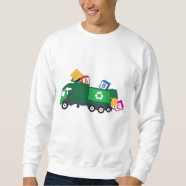 Sudadera Camión de basura de reciclaje ABC