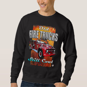 Sudadera Camión de Bomberos Clásico Un Antiguo Primer Respo