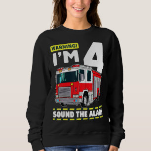 Sudadera Camión de bomberos de 4 años de edad