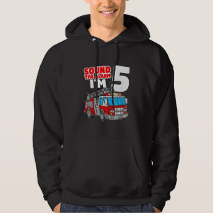 Sudadera Camión de bomberos de 5 años