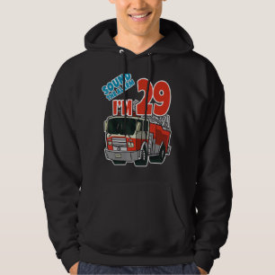 Sudadera Camión de bomberos de bomberos de bomberos de cump