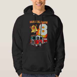 Sudadera Camión de bomberos niños 8 cumpleaños bombero 8 añ