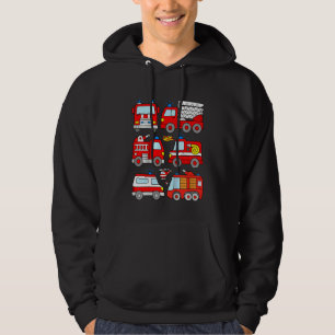 Sudadera Camión de bomberos para niños Vehículos de lucha c